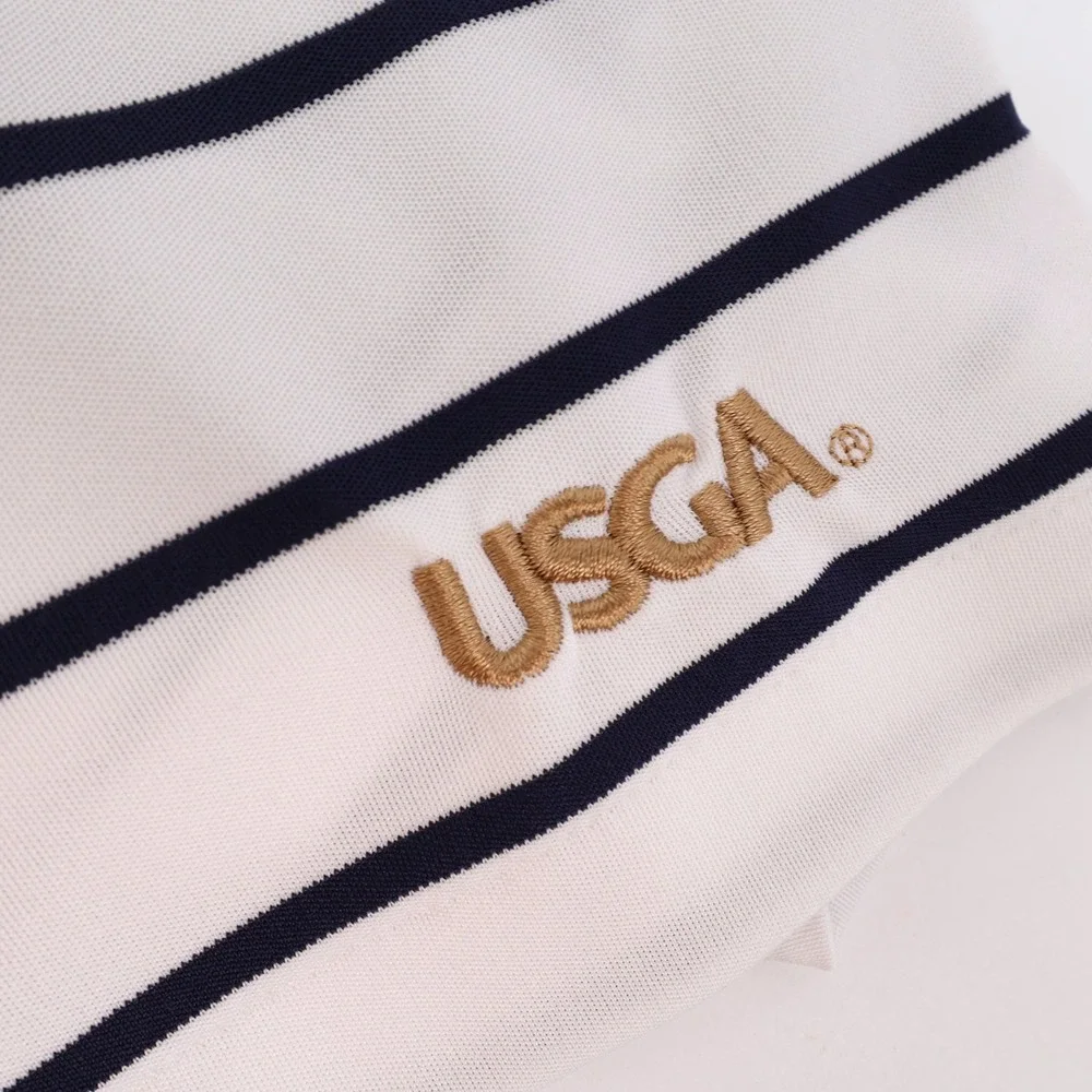 Polo Golf Ralph Lauren U.S.‎ Open Oakmont Striped Golf Performance Polo Shirt XL